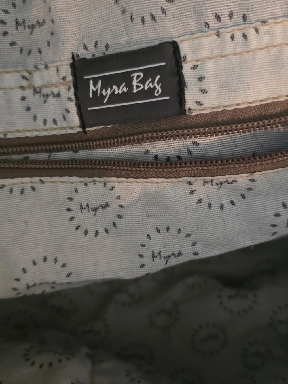 Myra Bag Distressed Canvas Duffel - Brown